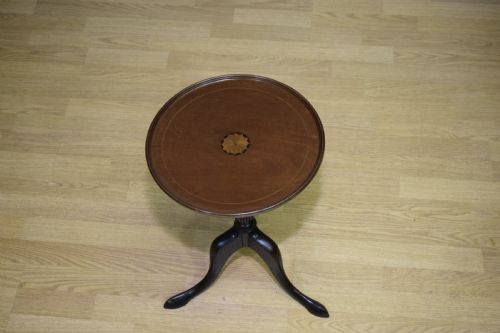 EDWARDIAN INLAID WINE TABLE - ADDITIONAL PHOTO 6