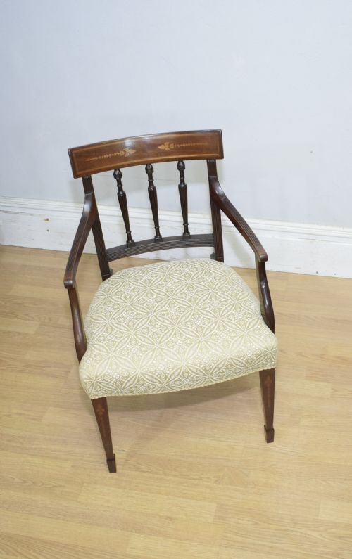 REGENCY INLAID ARMCHAIR - ADDITIONAL PHOTO 2