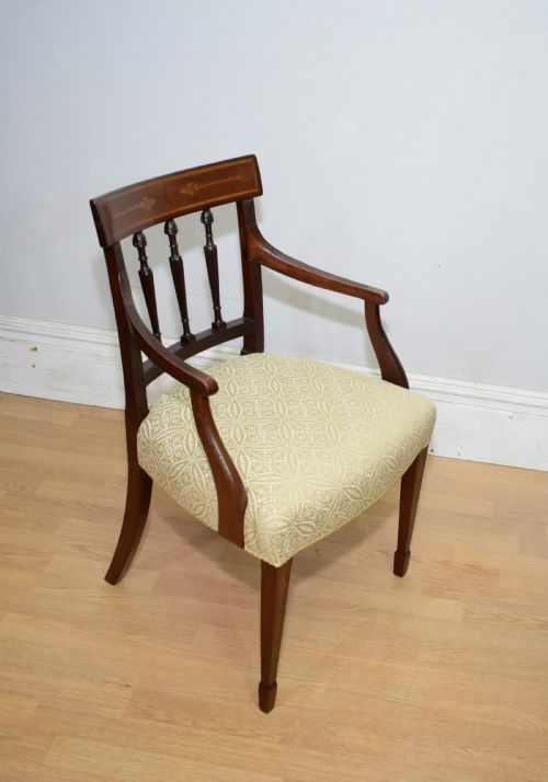 REGENCY INLAID ARMCHAIR - ADDITIONAL PHOTO 9