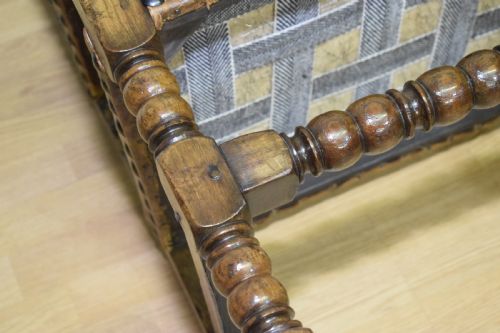 EARLY 20TH CENTURY CARVED OAK ARMCHAIR - ADDITIONAL PHOTO 16