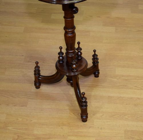 EARLY 20TH CENTURY OAK TRIPOD TABLE - ADDITIONAL PHOTO 4
