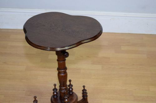 EARLY 20TH CENTURY OAK TRIPOD TABLE - ADDITIONAL PHOTO 5