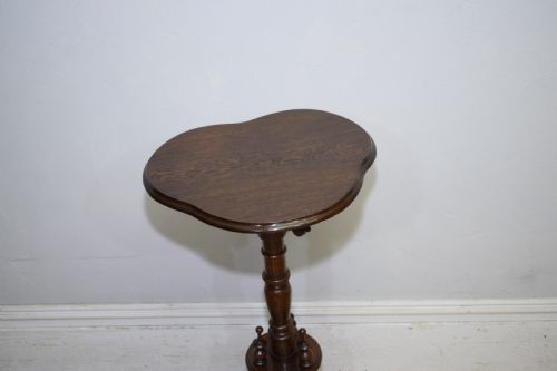 EARLY 20TH CENTURY OAK TRIPOD TABLE - ADDITIONAL PHOTO 12