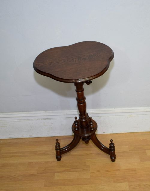 EARLY 20TH CENTURY OAK TRIPOD TABLE - ADDITIONAL PHOTO 14