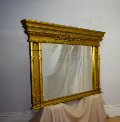 EARLY 20TH CENTURY LARGE DECORATIVE MIRROR - ADDITIONAL PHOTO 1