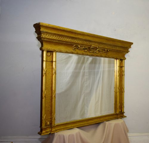 EARLY 20TH CENTURY LARGE DECORATIVE MIRROR - ADDITIONAL PHOTO 2