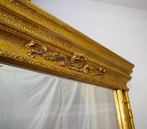 EARLY 20TH CENTURY LARGE DECORATIVE MIRROR - ADDITIONAL PHOTO 7