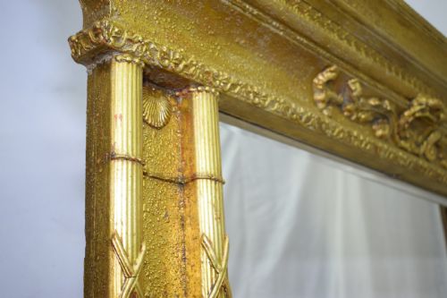 EARLY 20TH CENTURY LARGE DECORATIVE MIRROR - ADDITIONAL PHOTO 18