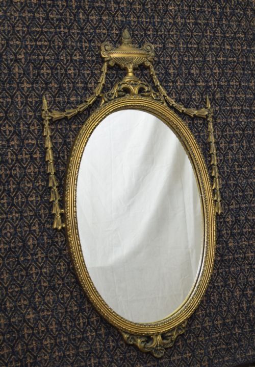 OVAL ADAMS STYLE MIRROR - ADDITIONAL PHOTO 1