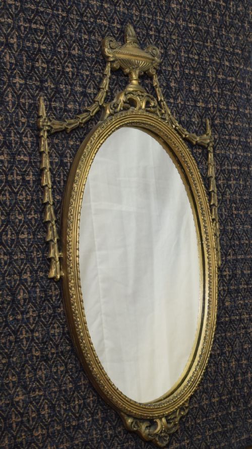 OVAL ADAMS STYLE MIRROR - ADDITIONAL PHOTO 2