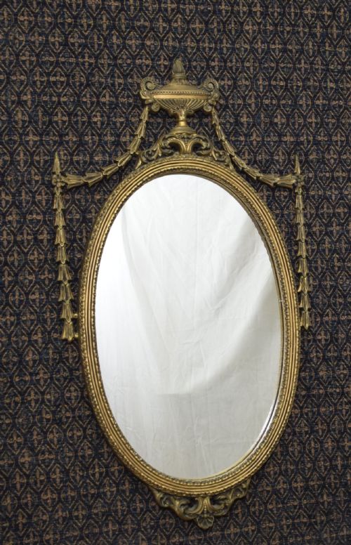 OVAL ADAMS STYLE MIRROR - ADDITIONAL PHOTO 3