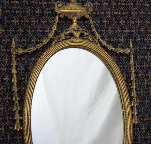 OVAL ADAMS STYLE MIRROR - ADDITIONAL PHOTO 4