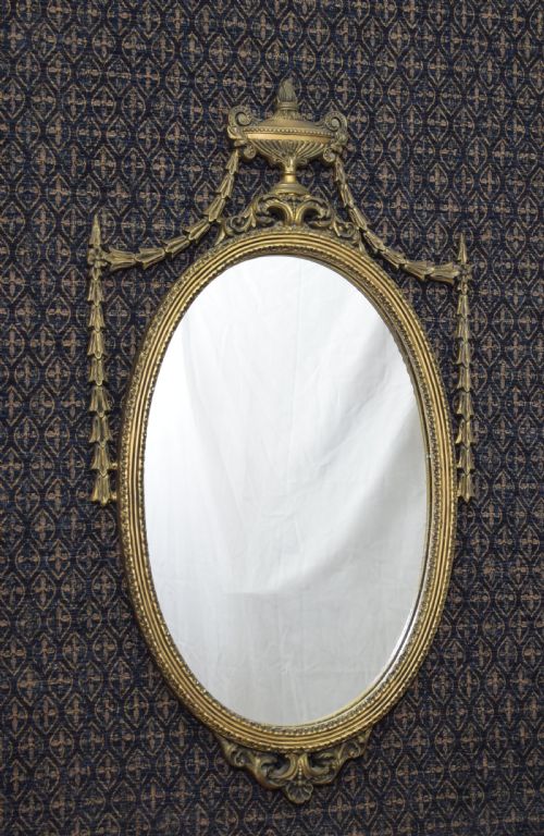 OVAL ADAMS STYLE MIRROR - ADDITIONAL PHOTO 5