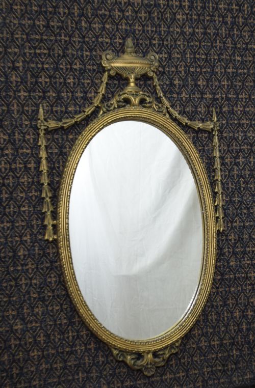 OVAL ADAMS STYLE MIRROR - ADDITIONAL PHOTO 6