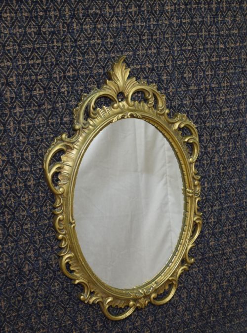 OVAL ROCOCO STYLE MIRROR - ADDITIONAL PHOTO 4