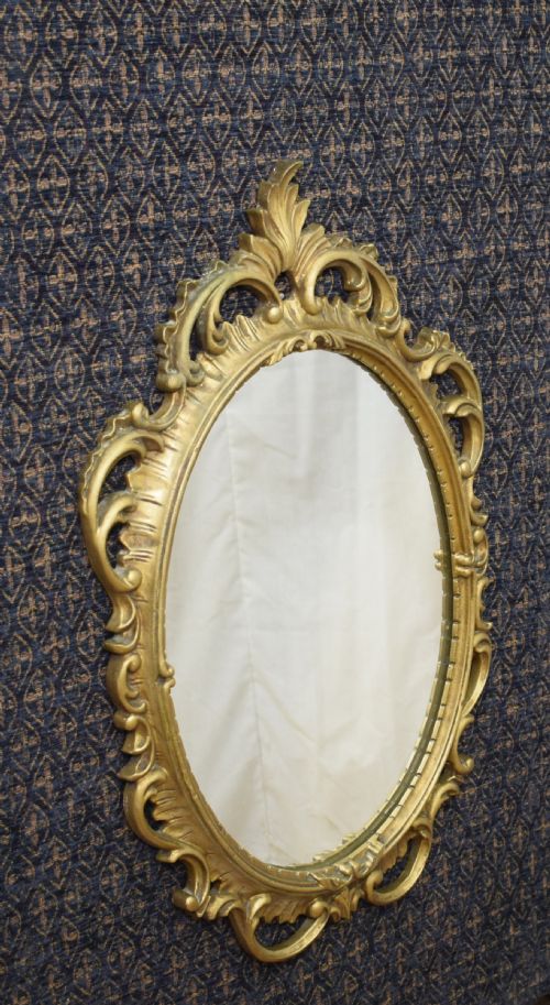 OVAL ROCOCO STYLE MIRROR - ADDITIONAL PHOTO 6