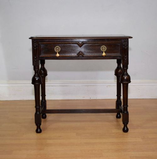 EARLY 20TH CENTURY OAK JACOBEAN TABLE - ADDITIONAL PHOTO 4