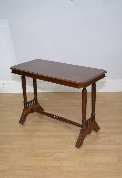 EDWARDIAN MAHOGANY CONSOLE TABLE - ADDITIONAL PHOTO 1