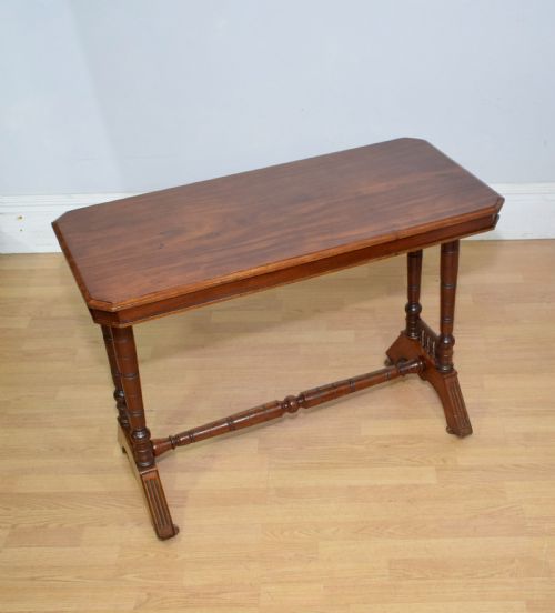 EDWARDIAN MAHOGANY CONSOLE TABLE - ADDITIONAL PHOTO 5