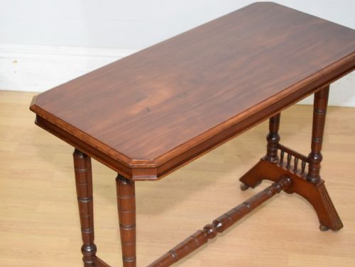 EDWARDIAN MAHOGANY CONSOLE TABLE - ADDITIONAL PHOTO 7