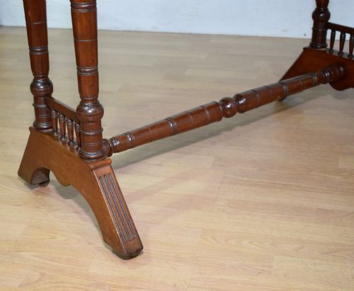 EDWARDIAN MAHOGANY CONSOLE TABLE - ADDITIONAL PHOTO 8