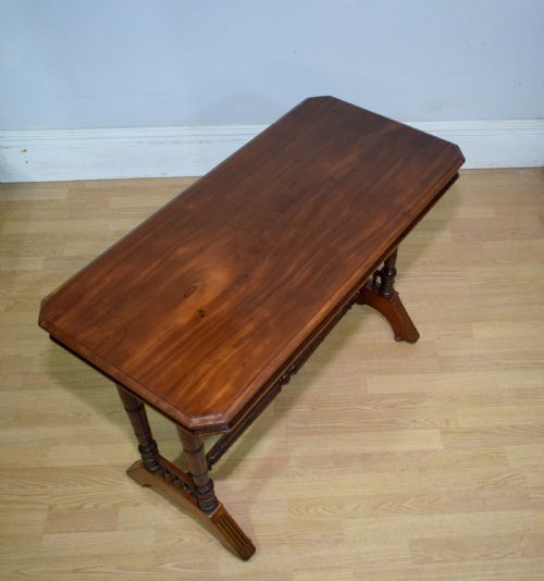 EDWARDIAN MAHOGANY CONSOLE TABLE - ADDITIONAL PHOTO 10