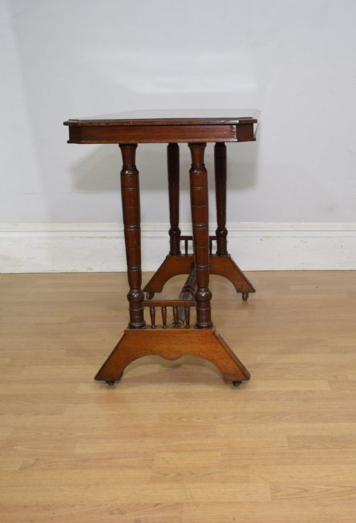 EDWARDIAN MAHOGANY CONSOLE TABLE - ADDITIONAL PHOTO 11