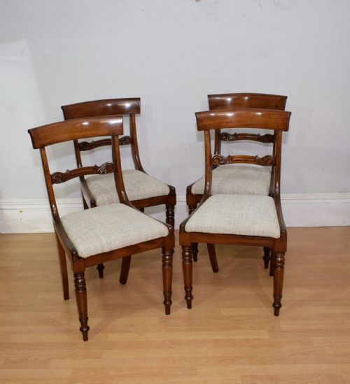 SET OF 4 REGENCY DINING CHAIRS - ADDITIONAL PHOTO 1