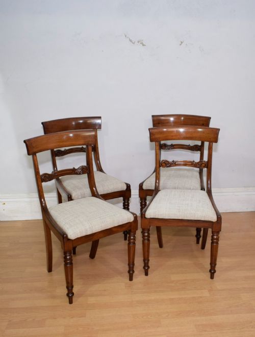 SET OF 4 REGENCY DINING CHAIRS - ADDITIONAL PHOTO 2
