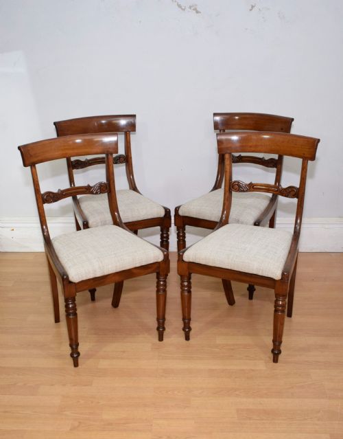 SET OF 4 REGENCY DINING CHAIRS - ADDITIONAL PHOTO 3