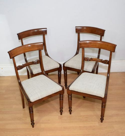 SET OF 4 REGENCY DINING CHAIRS - ADDITIONAL PHOTO 5