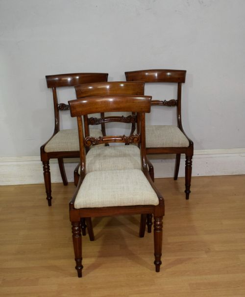 SET OF 4 REGENCY DINING CHAIRS - ADDITIONAL PHOTO 8