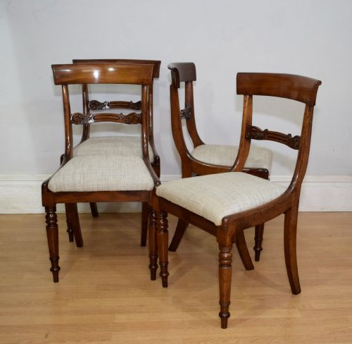SET OF 4 REGENCY DINING CHAIRS - ADDITIONAL PHOTO 9