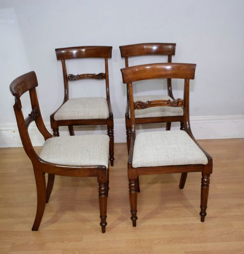 SET OF 4 REGENCY DINING CHAIRS - ADDITIONAL PHOTO 14