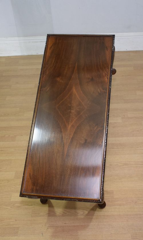 EARLY 20TH CENTURY WALNUT COFFEE TABLE - ADDITIONAL PHOTO 10