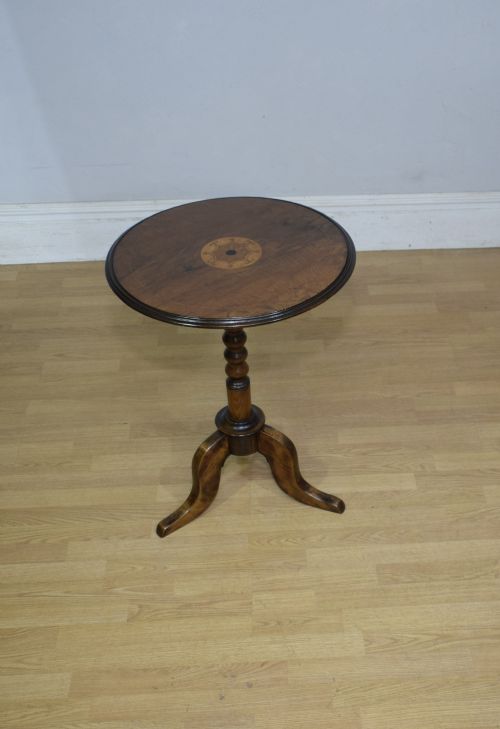 VICTORIAN WALNUT TRIPOD TABLE - ADDITIONAL PHOTO 5
