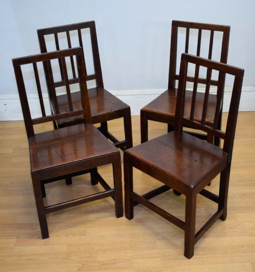 4 GEORGIAN PERIOD DINING CHAIRS - ADDITIONAL PHOTO 1