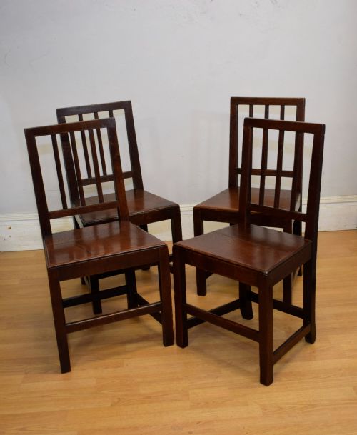 4 GEORGIAN PERIOD DINING CHAIRS - ADDITIONAL PHOTO 2