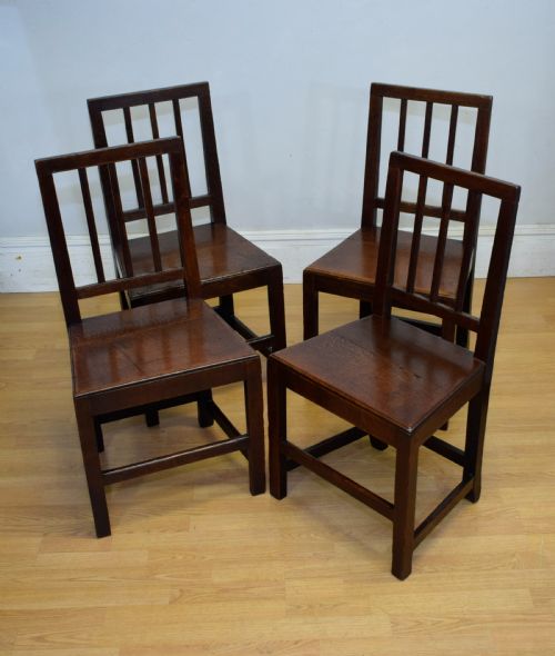 4 GEORGIAN PERIOD DINING CHAIRS - ADDITIONAL PHOTO 6