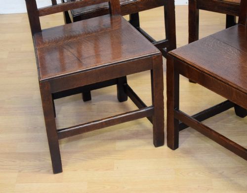 4 GEORGIAN PERIOD DINING CHAIRS - ADDITIONAL PHOTO 9