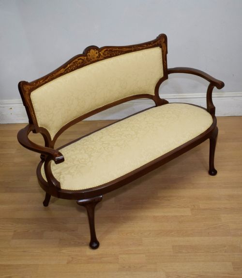 VICTORIAN INLAID COUCH - ADDITIONAL PHOTO 12