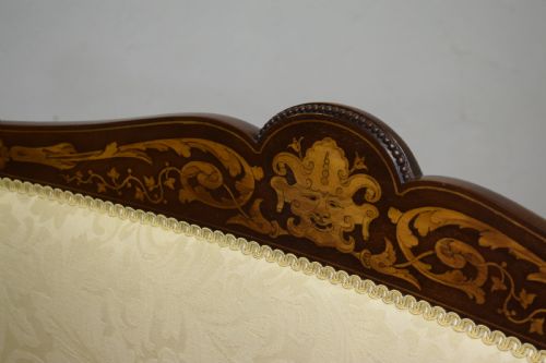 VICTORIAN INLAID COUCH - ADDITIONAL PHOTO 15