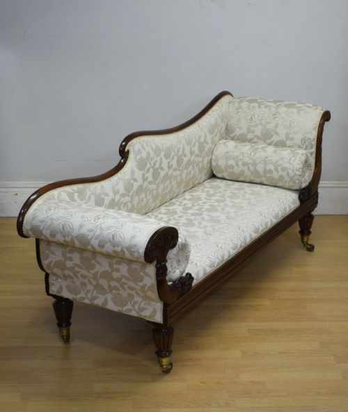 GEORGIAN PERIOD UPHOLSTERED COUCH - ADDITIONAL PHOTO 1