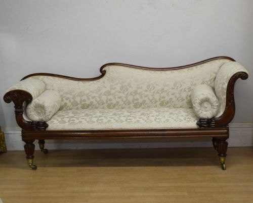 GEORGIAN PERIOD UPHOLSTERED COUCH - ADDITIONAL PHOTO 12