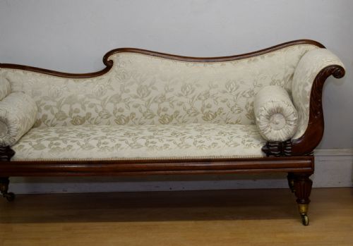 GEORGIAN PERIOD UPHOLSTERED COUCH - ADDITIONAL PHOTO 13
