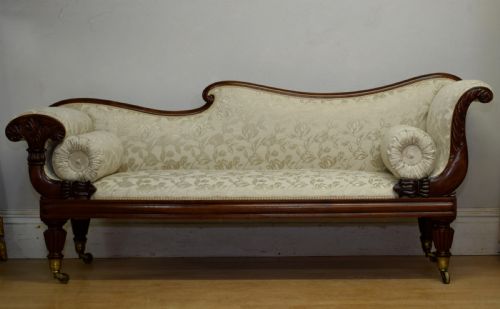 GEORGIAN PERIOD UPHOLSTERED COUCH - ADDITIONAL PHOTO 14