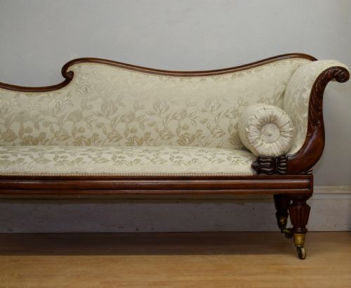 GEORGIAN PERIOD UPHOLSTERED COUCH - ADDITIONAL PHOTO 15