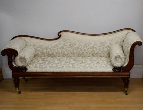 GEORGIAN PERIOD UPHOLSTERED COUCH - ADDITIONAL PHOTO 17