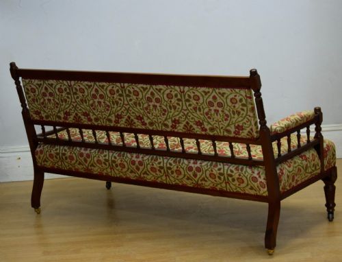 LATE VICTORIAN WALNUT COUCH - ADDITIONAL PHOTO 21