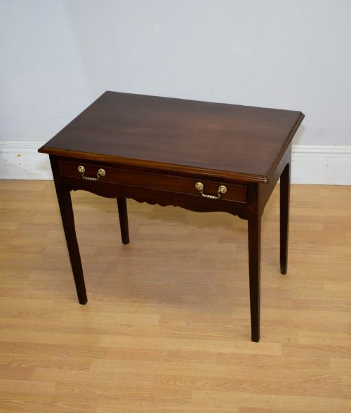 GEORGIAN MAHOGANY LOWBOY - ADDITIONAL PHOTO 2